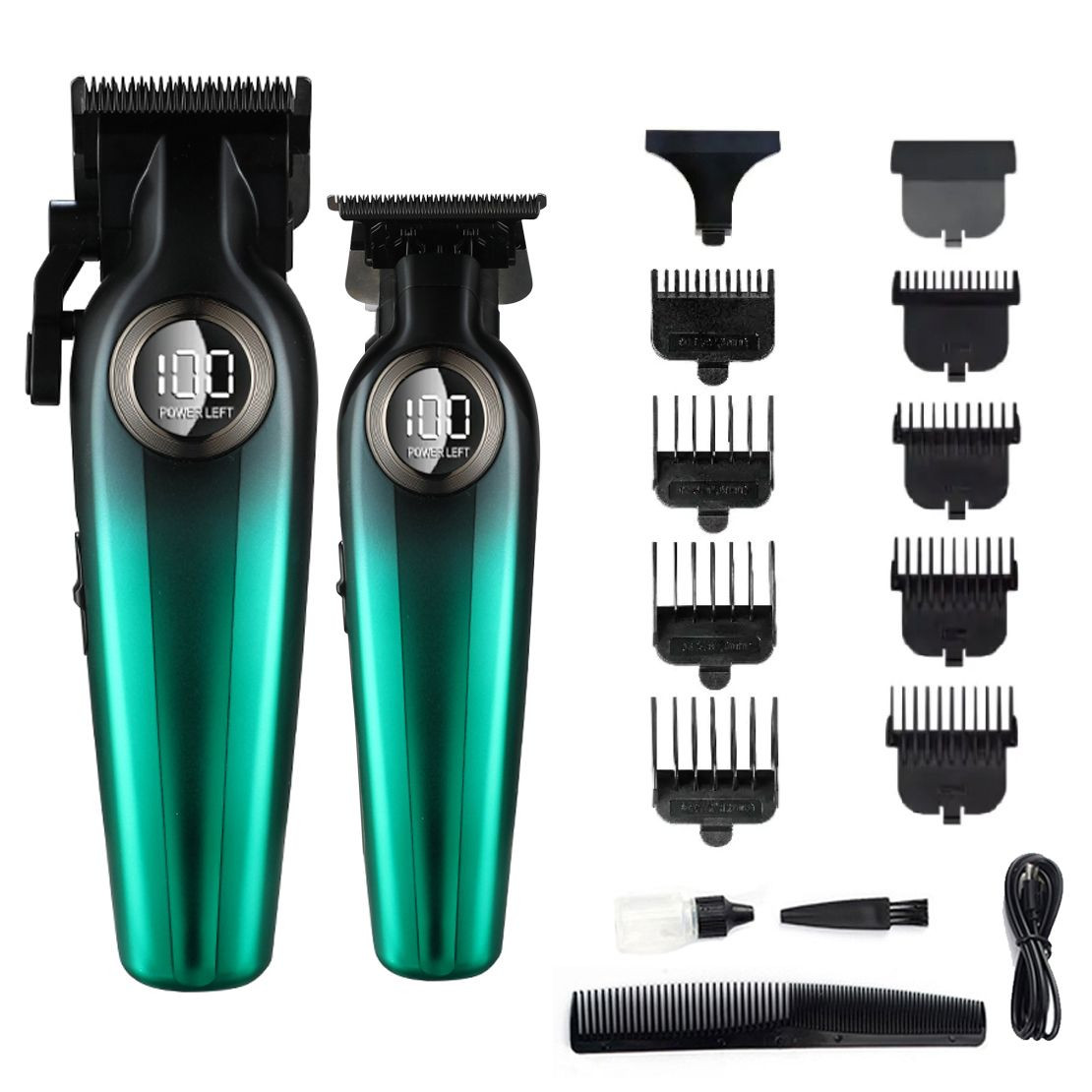 Hair Clippers for Men 2000mah Cordless LCD Rechargeable Hair Trimmer Beard Trimmer for Men, Mens Grooming Kit for Hair
